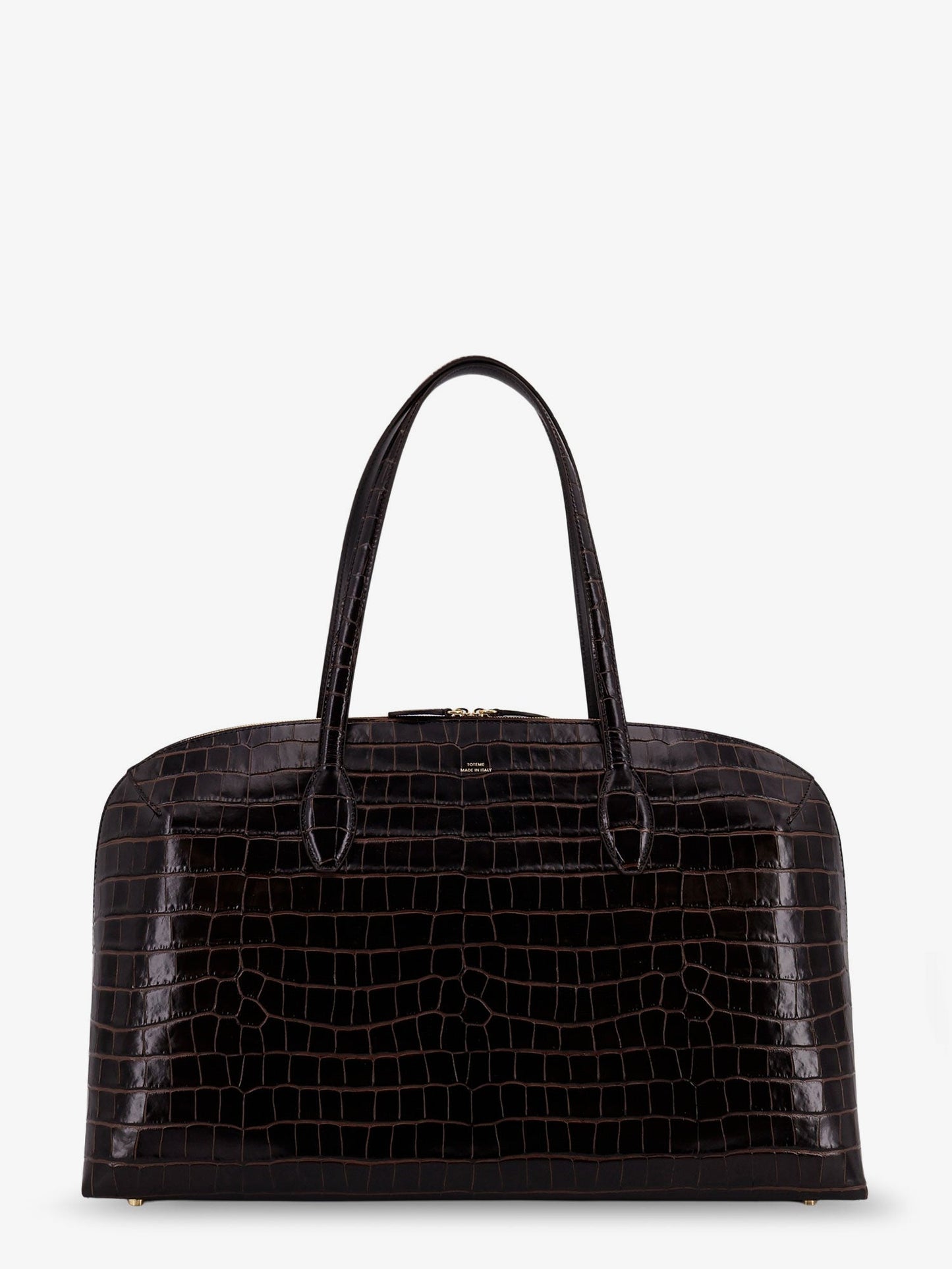 Toteme Suede Handbag With Engraved Logo On The Front