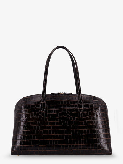 Toteme Suede Handbag With Engraved Logo On The Front