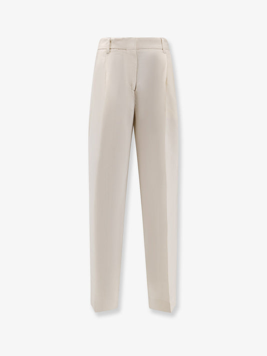 Toteme Double Pleat Fluid Viscose Trousers