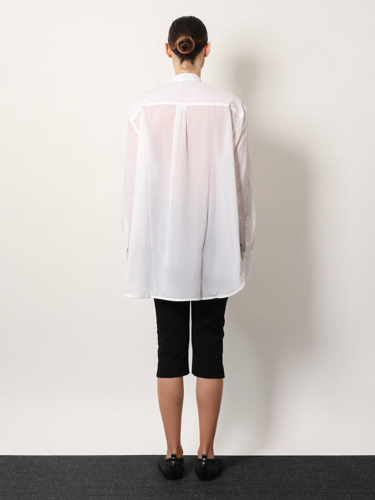 Toteme Stand collar organic cotton shirt - Bianco