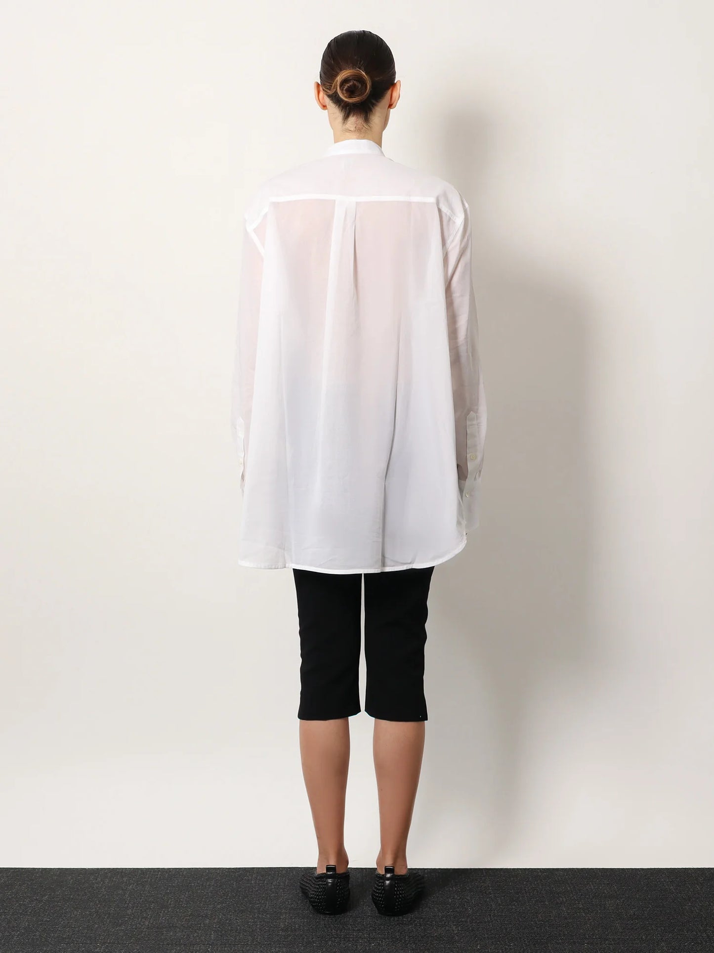 Toteme Stand Collar Organic Cotton Shirt