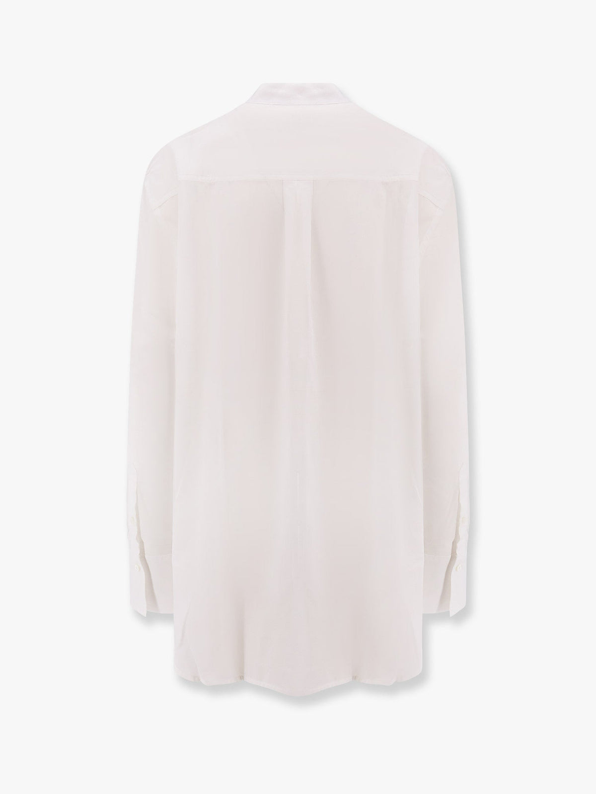 Toteme Stand collar organic cotton shirt - Bianco