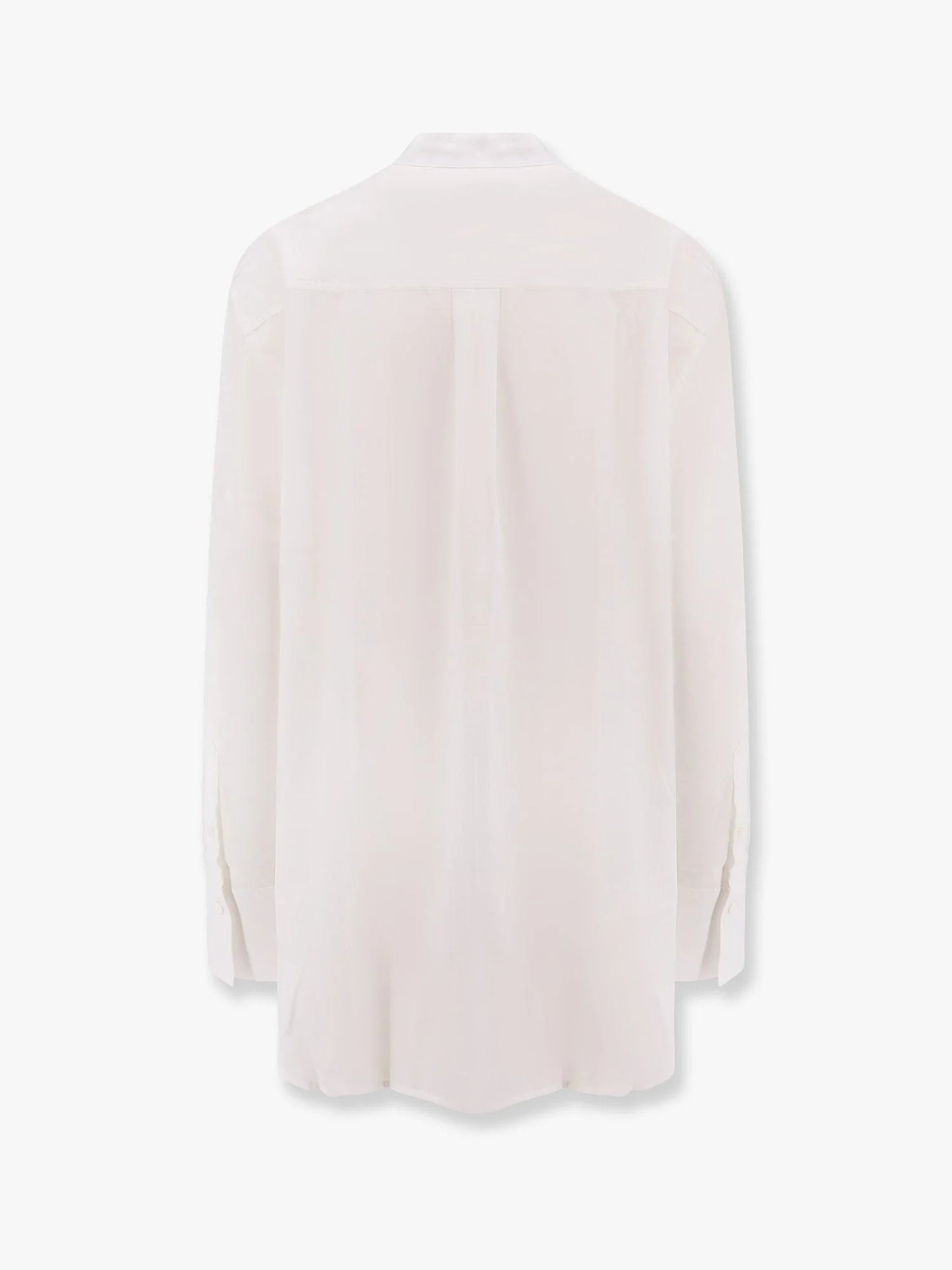 Toteme Stand Collar Organic Cotton Shirt