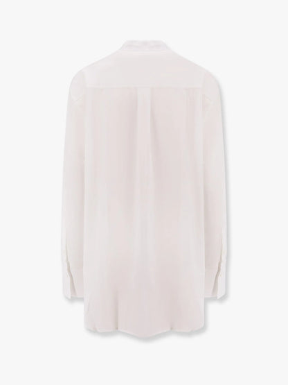 Toteme Stand Collar Organic Cotton Shirt