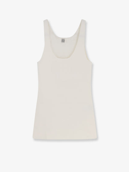 Toteme Viscose blend tank top - White