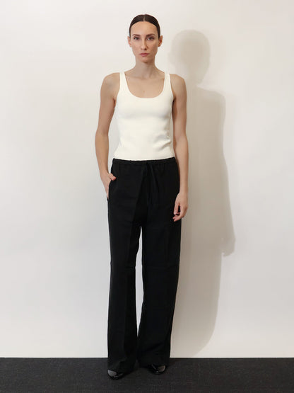 Toteme Viscose blend tank top - White