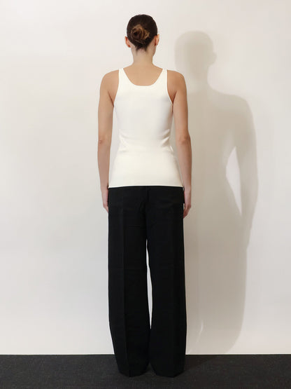 Toteme Viscose blend tank top - White