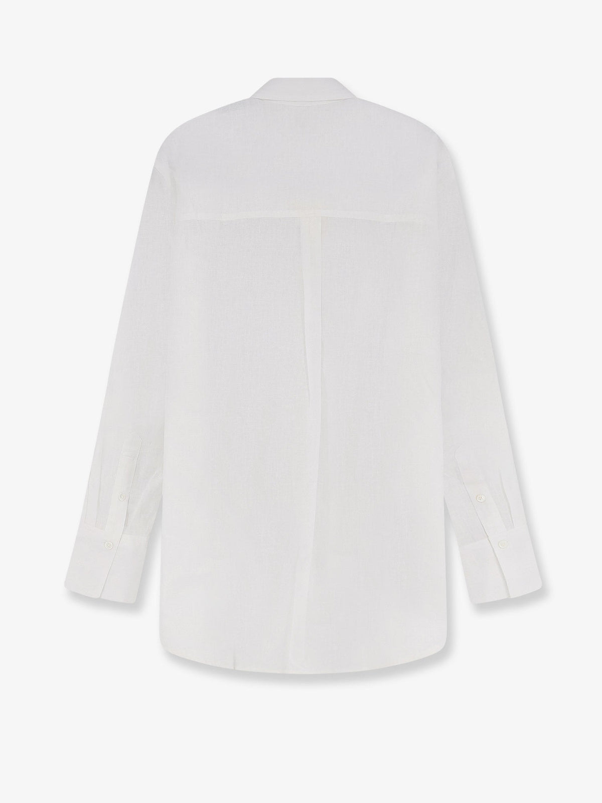 Toteme Oversized Summer cotton and linen shirt - White