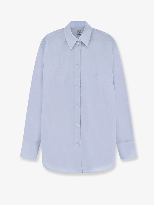 Toteme Cotton And Linen Oversized Summer Shirt