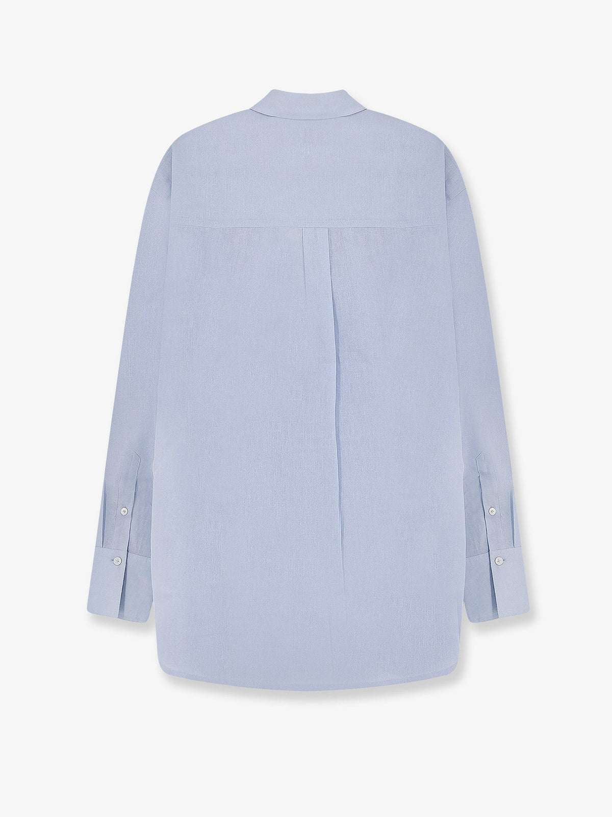 Toteme Cotton and linen Oversized summer shirt - Sky