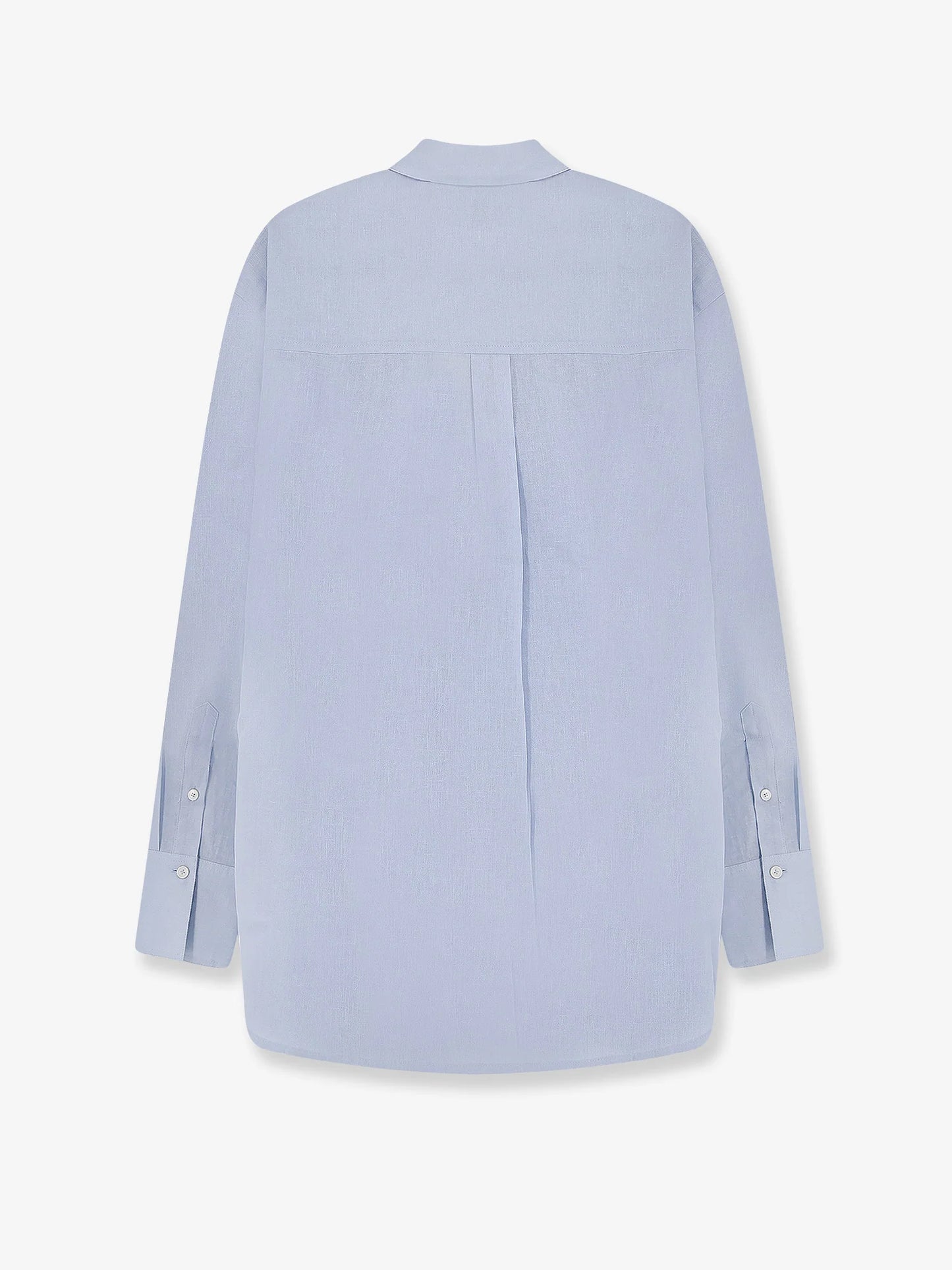 Toteme Oversized Summer Cotton And Linen Shirt