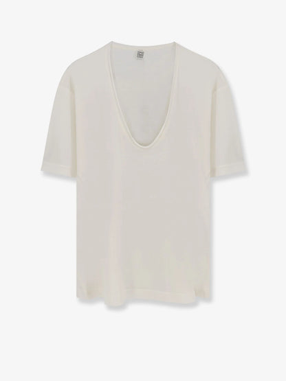 Toteme Silk And Cotton Blend T Shirt