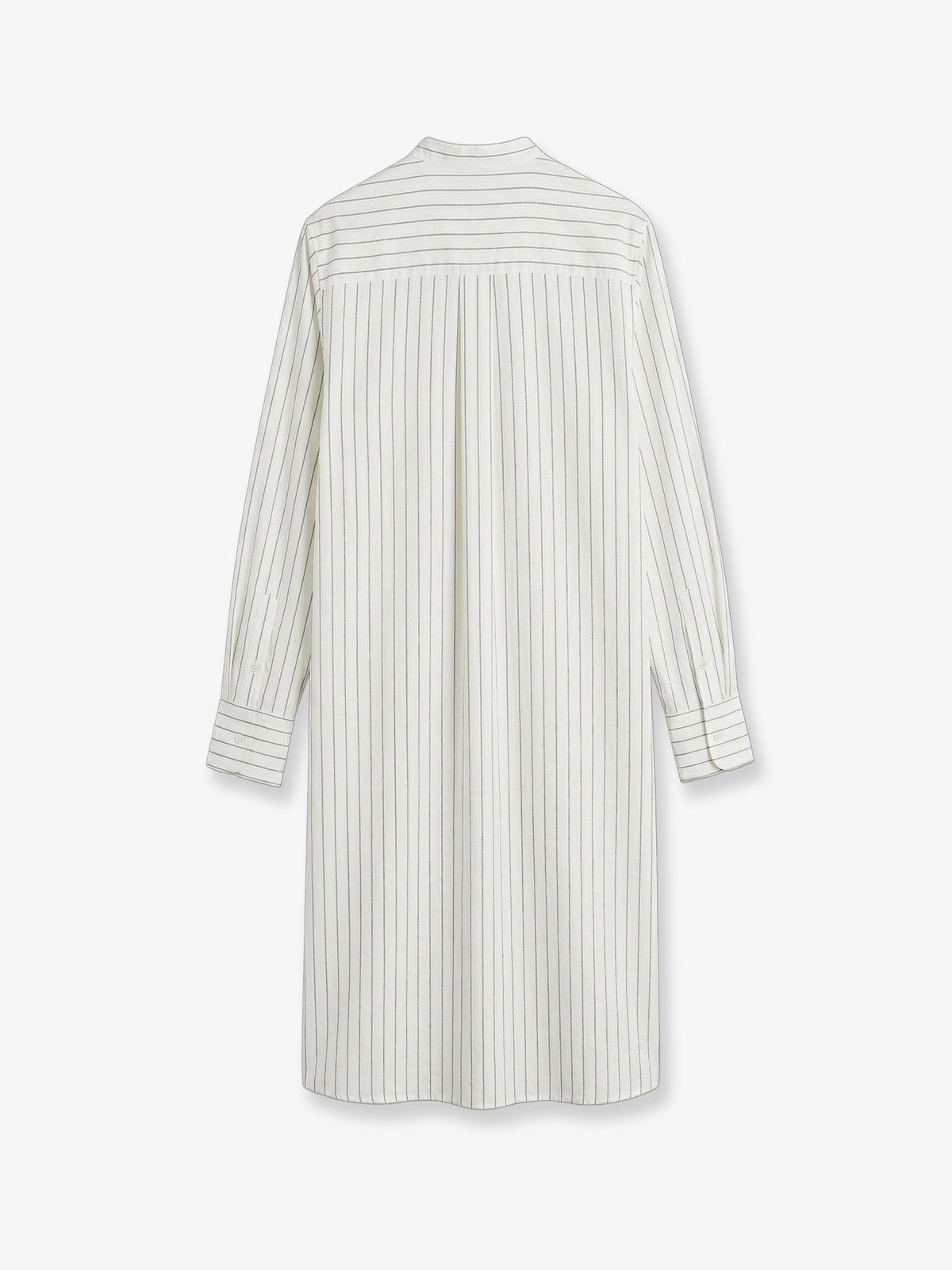 Toteme Striped Summer viscose, silk and cotton dress - Whiteoyster