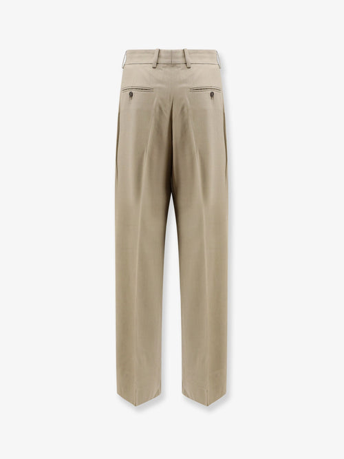 Toteme Viscose and wool trousers - Taupe