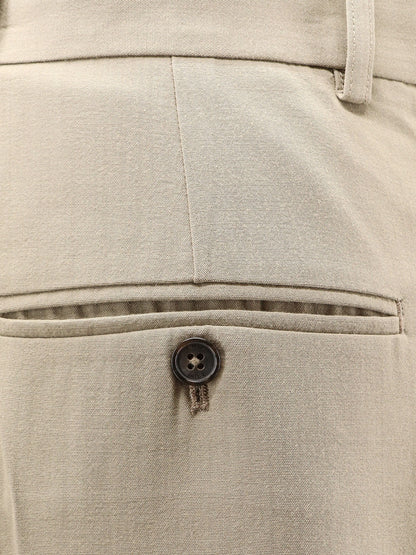Toteme Viscose and wool trousers - Taupe