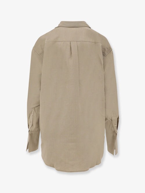 Toteme Viscose and wool shirt - Taupe