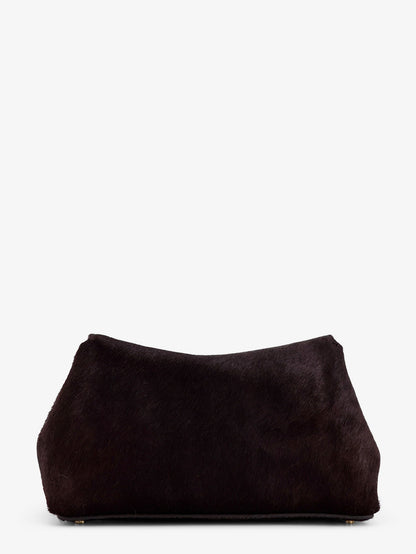 Toteme Mini T Lock Leather Clutch