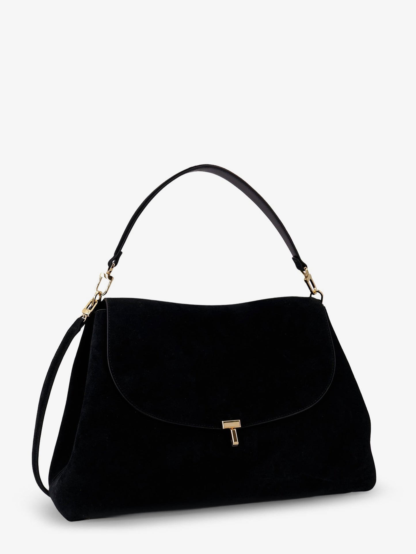 Toteme T Lock Leather Handbag
