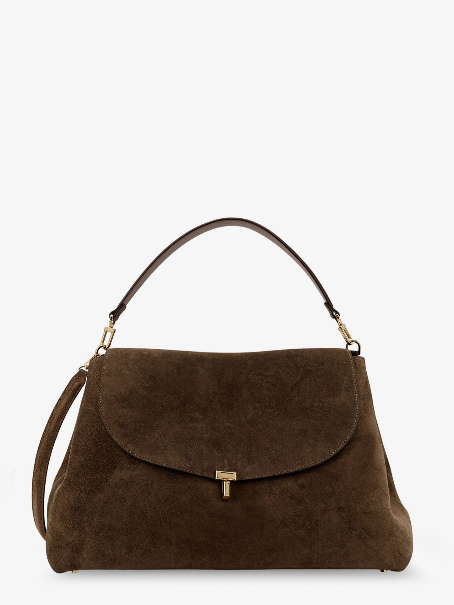 Toteme T Lock Leather Handbag
