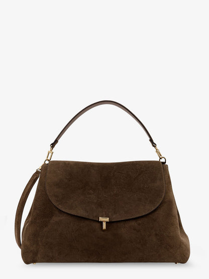 Toteme T Lock Leather Handbag