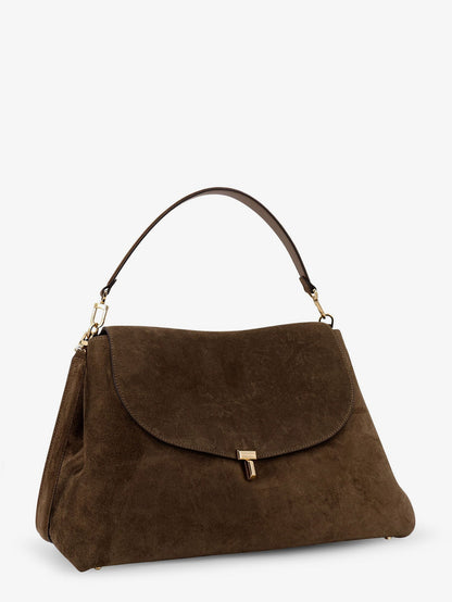 Toteme T Lock Leather Handbag