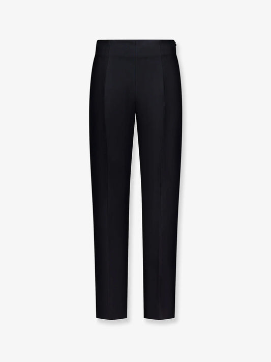 Toteme Slim Evening Wool And Silk Trousers