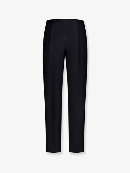 Toteme Slim Evening wool and silk trousers - Black