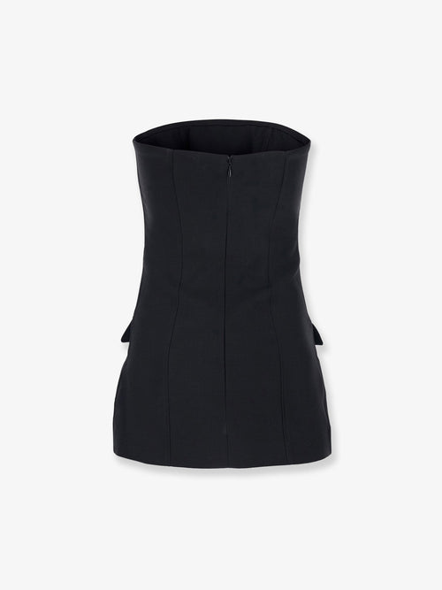 Toteme Wool and silk blend tank top - Black