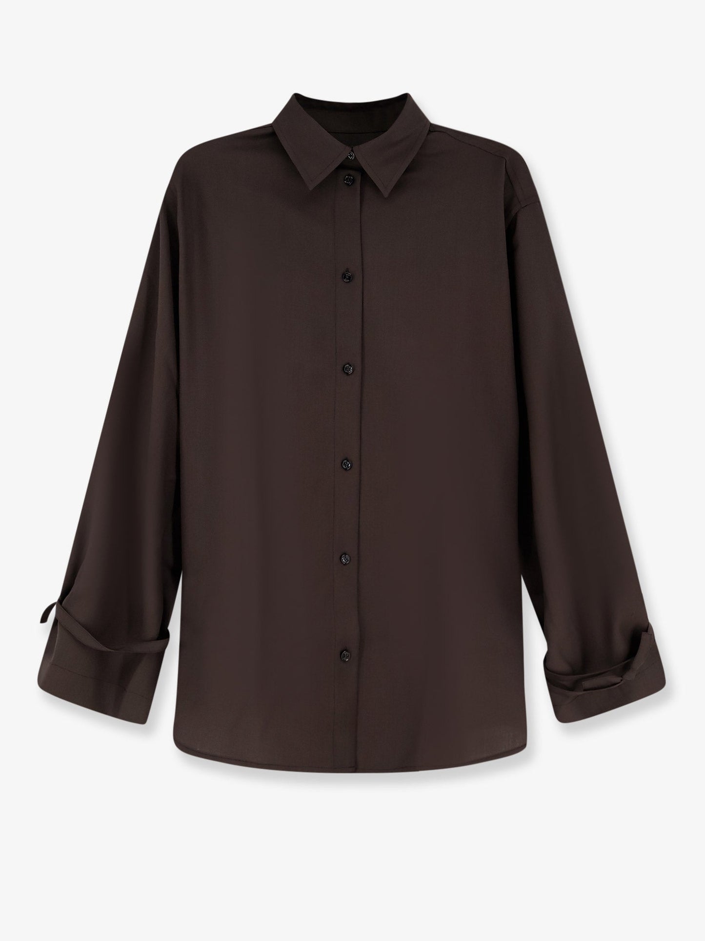 Toteme Tie Cuff Wool Shirt