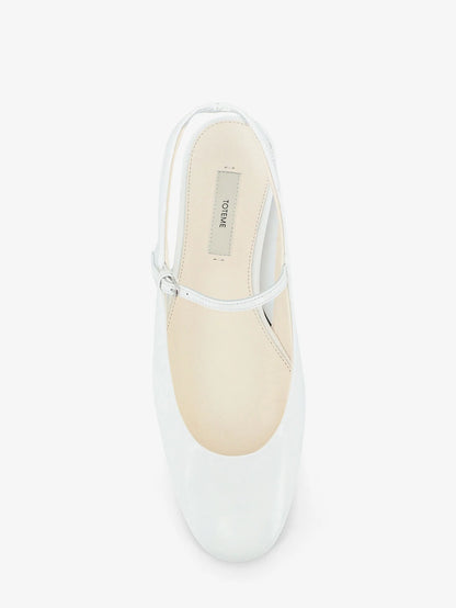 Toteme Leather Ballerinas