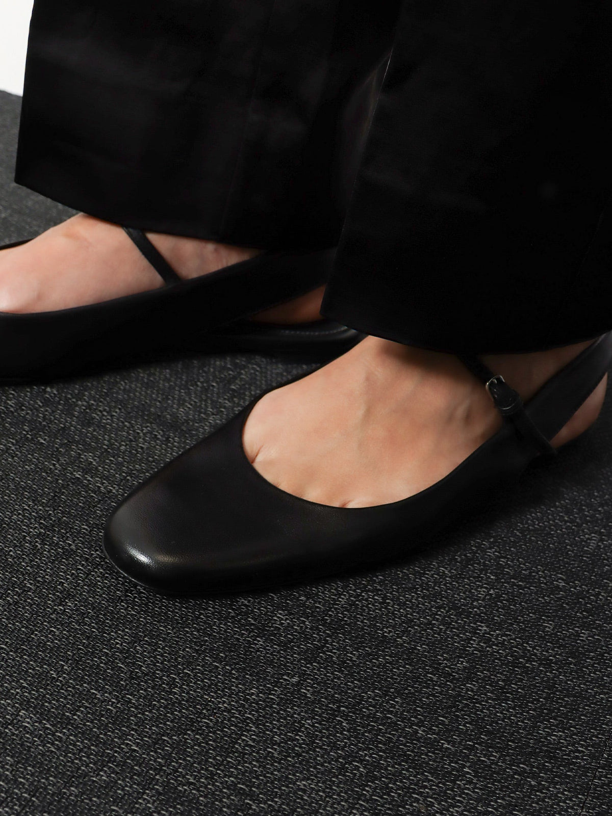 Toteme Leather ballerinas - Black