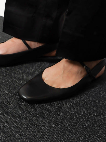 Toteme Leather ballerinas - Black