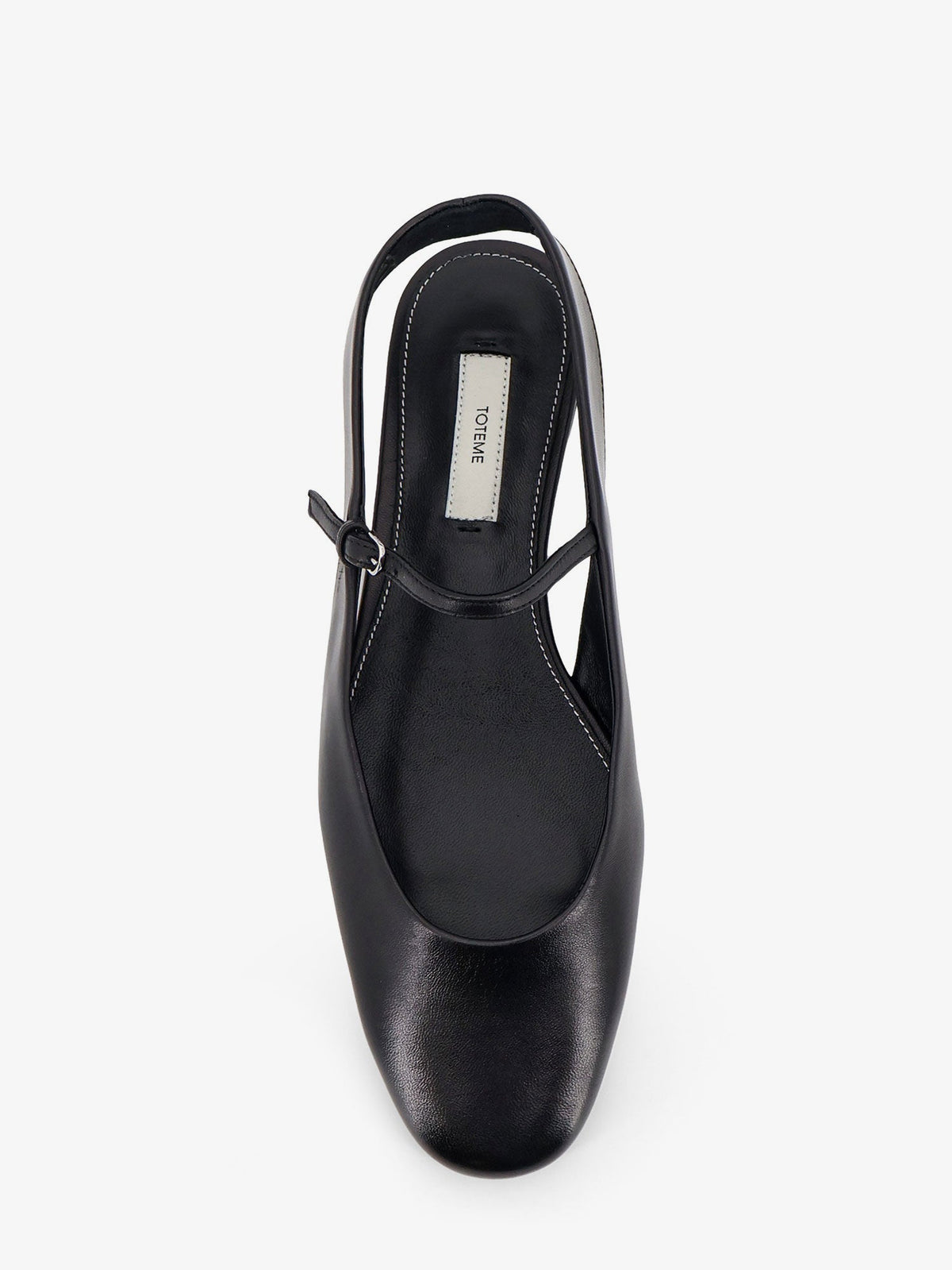 Toteme Leather ballerinas - Black