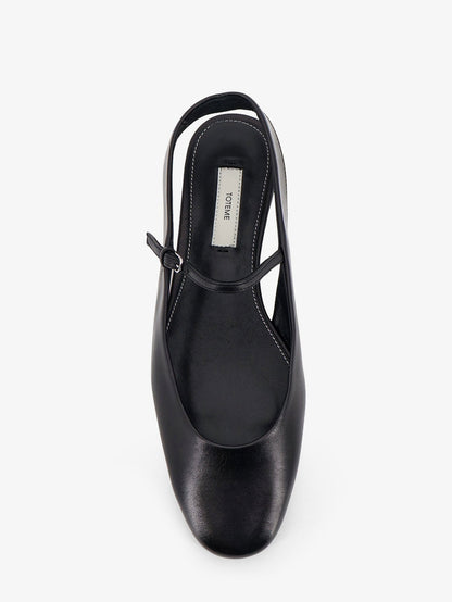 Toteme Leather ballerinas - Black