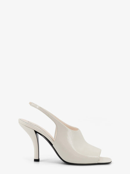Toteme Leather Contour Sandals - Offwhite