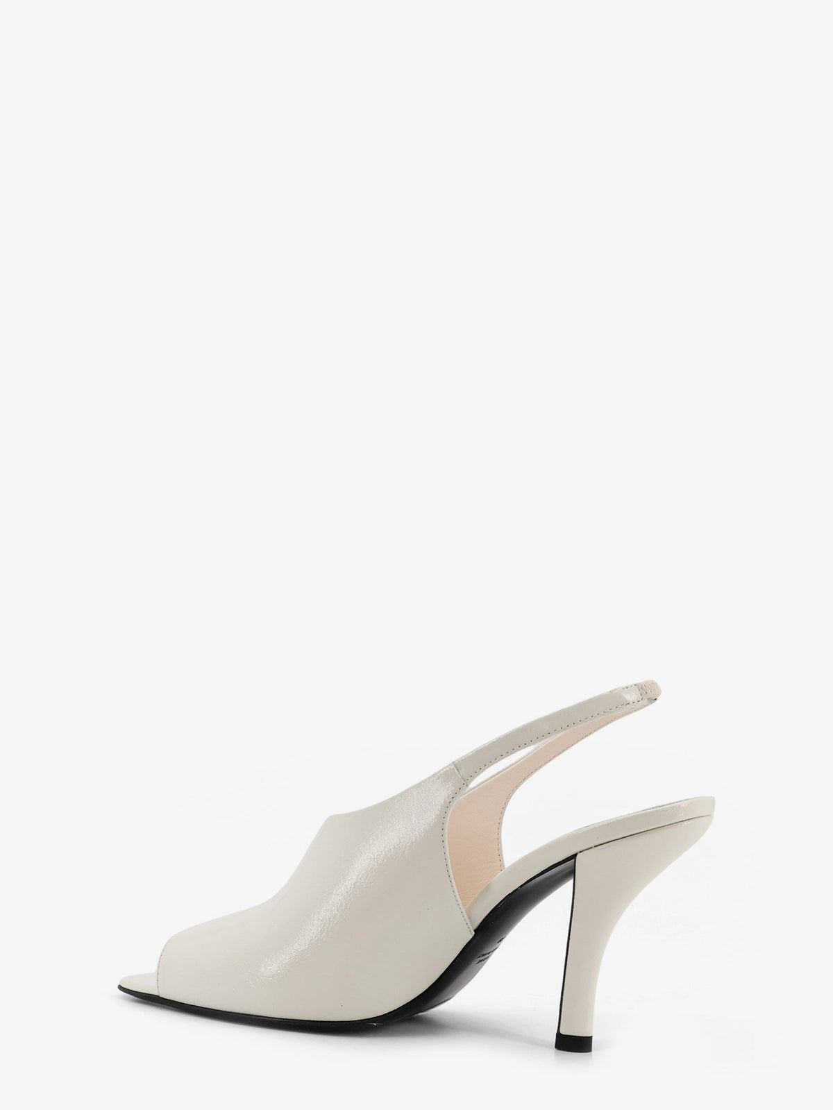 Toteme Leather Contour Sandals - Offwhite