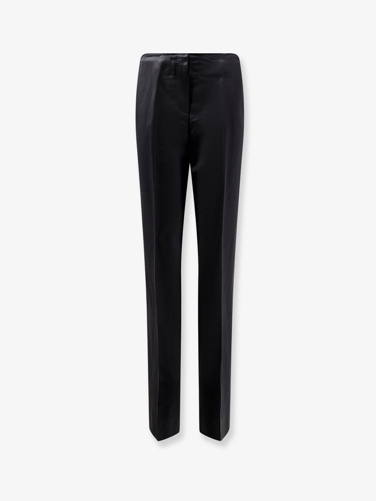 Toteme Easy Raw Edge viscose and linen trousers - Black