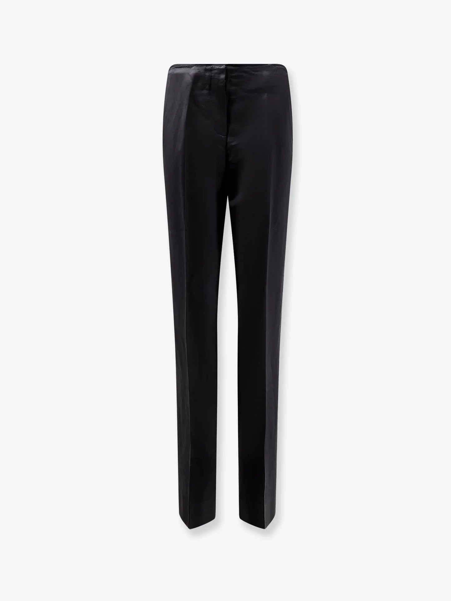 Toteme Easy Raw Edge Viscose And Linen Trousers