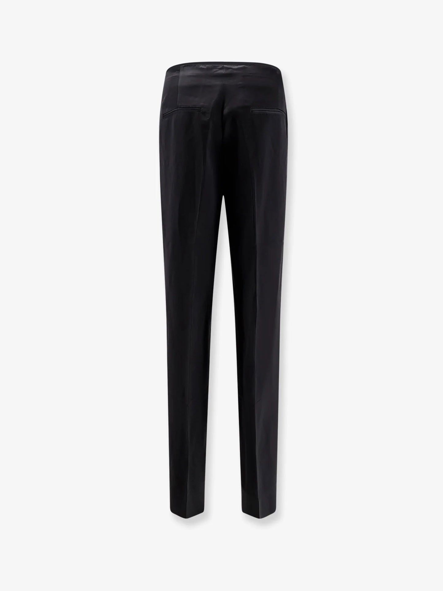 Toteme Easy Raw Edge Viscose And Linen Trousers