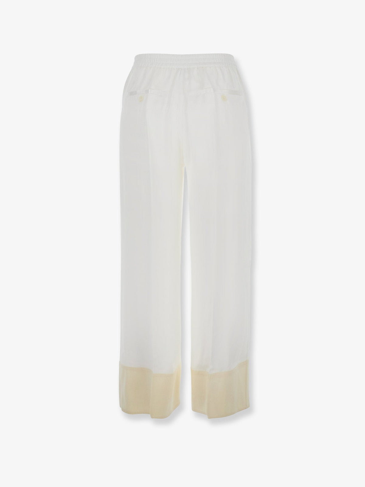 Toteme Viscose trousers - White