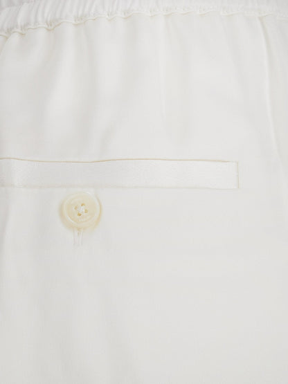 Toteme Viscose trousers - White