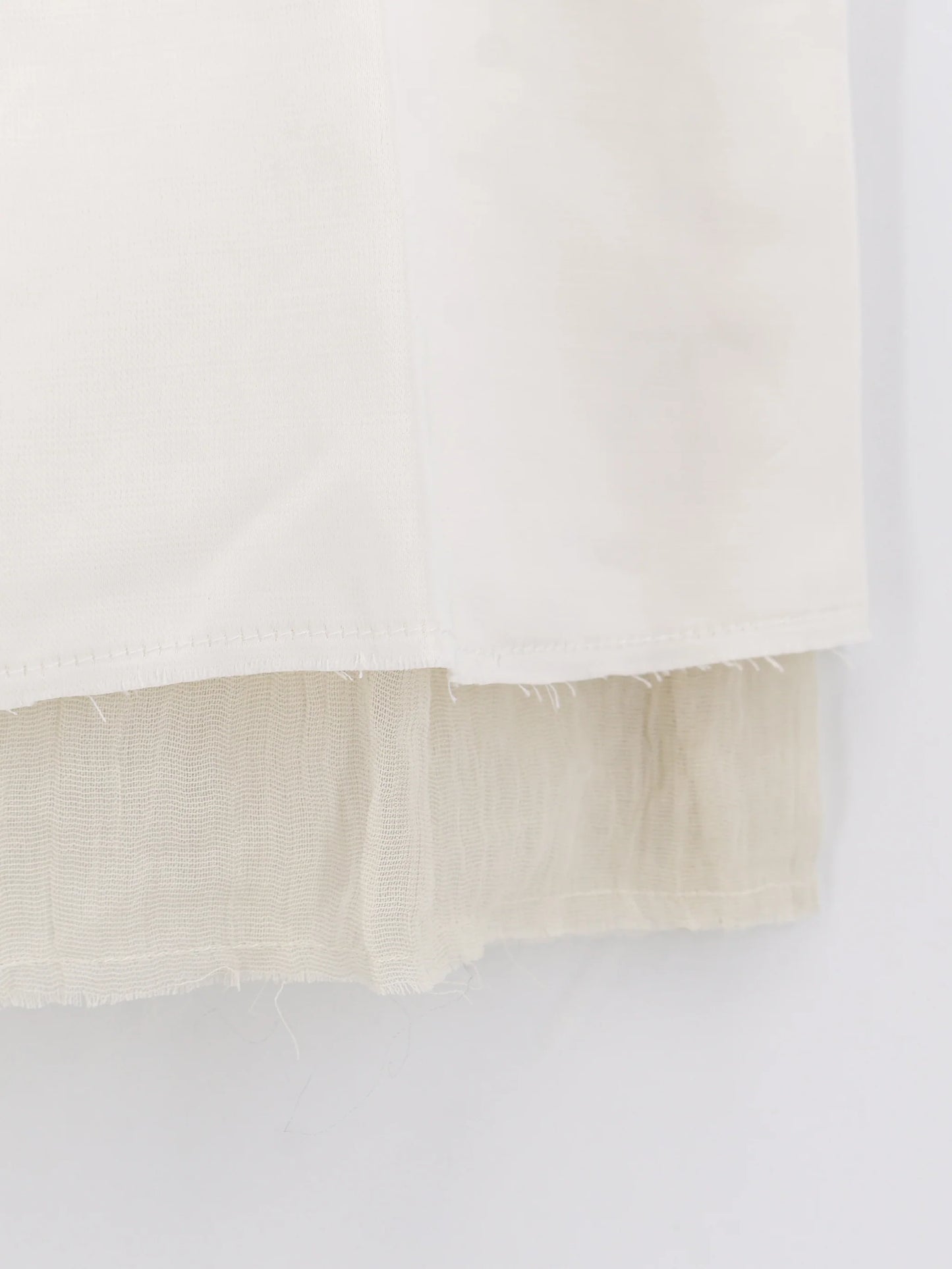 Toteme Layered Viscose And Linen Blend Skirt