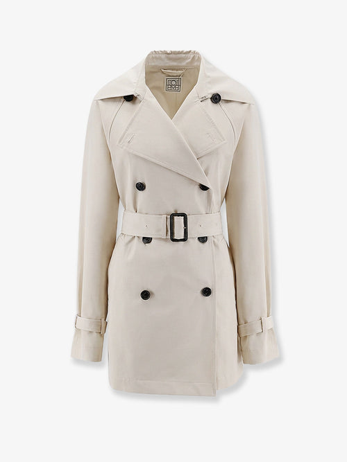 Toteme Trench Washed Cotton - Stone