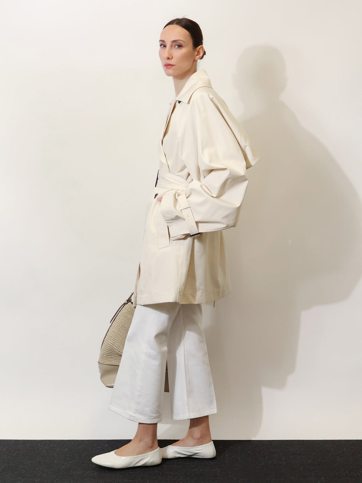 Toteme Trench Washed Cotton - Stone