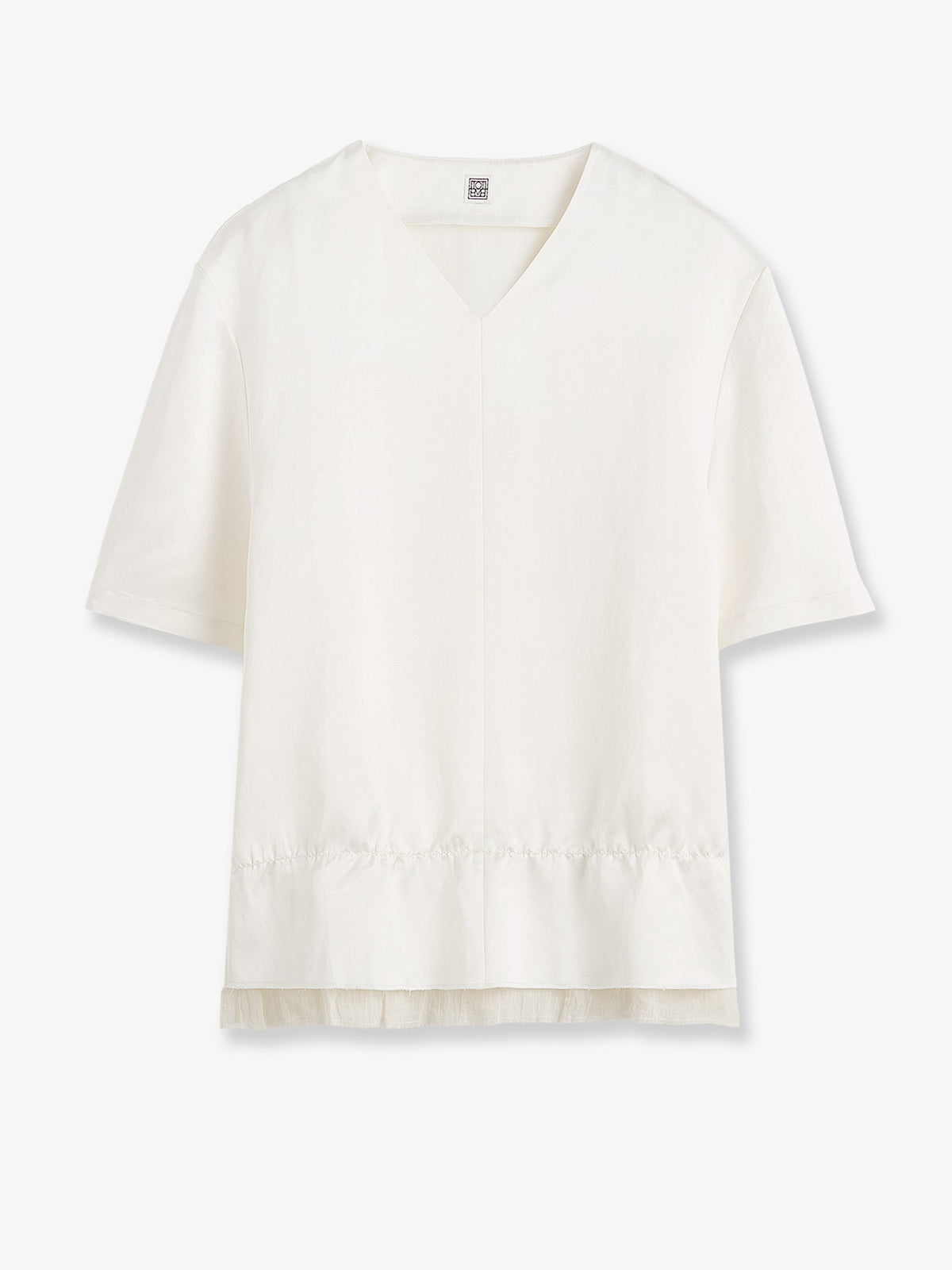 Toteme Pullover satin top - White
