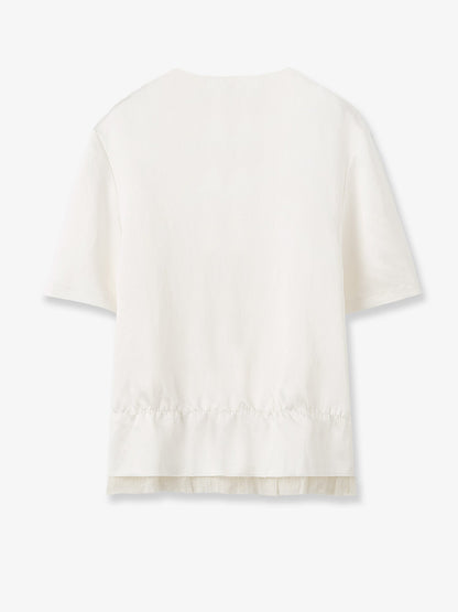Toteme Pullover satin top - White