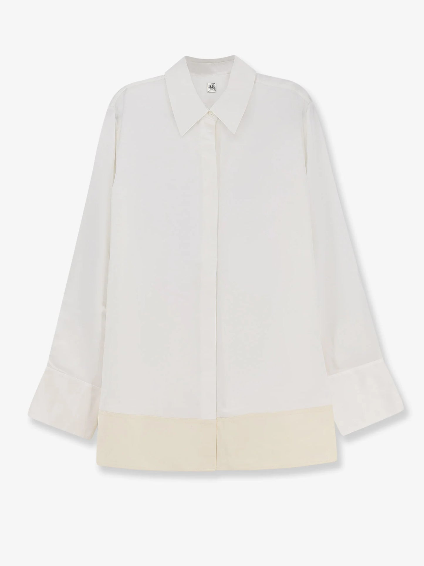 Toteme Tuxedo Satin Viscose Shirt