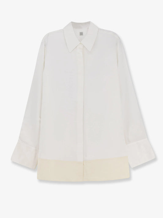 Toteme Tuxedo Satin Viscose Shirt