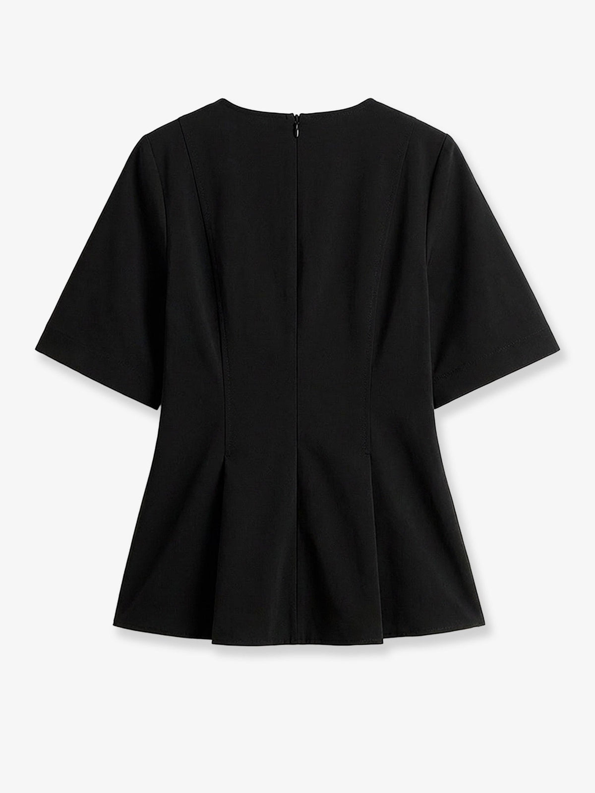Toteme Tailored cotton top - Black