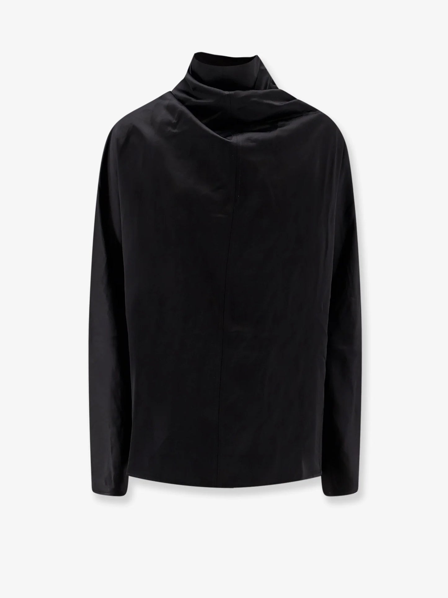 Toteme Cowl Neck Viscose And Linen Shirt